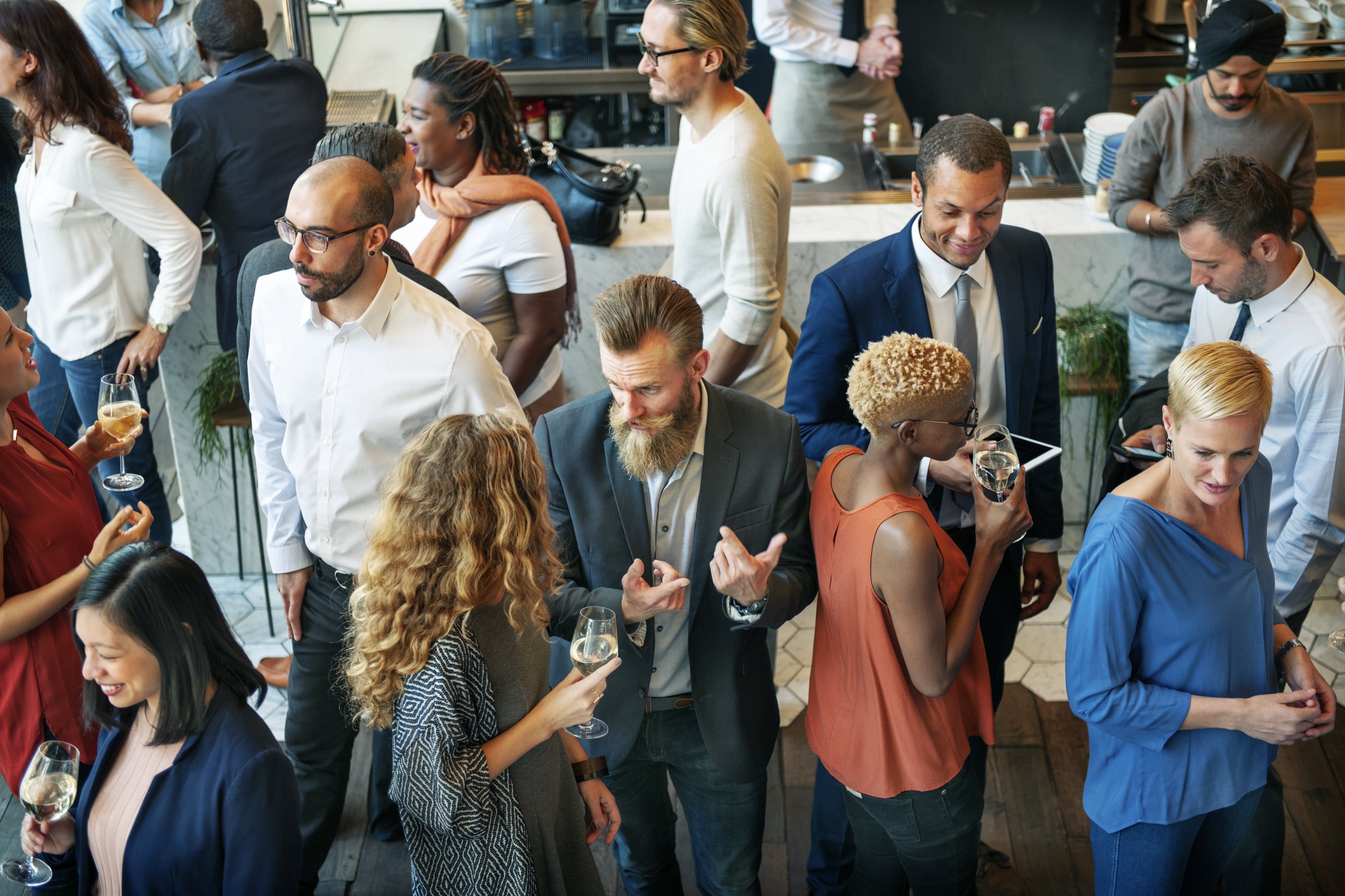 Group of people at a conference